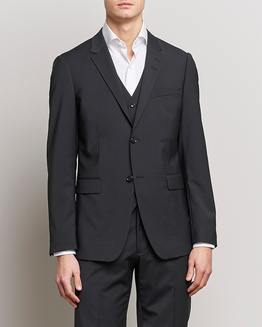 Heren | Tiger of Sweden | Tiger of Sweden | Jerretts Wool Travel Suit Black