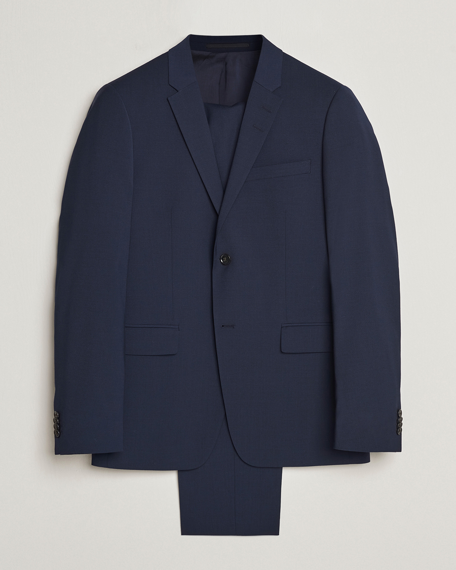 Heren | Pakken | Tiger of Sweden | Jerretts Wool Travel Suit Royal Blue