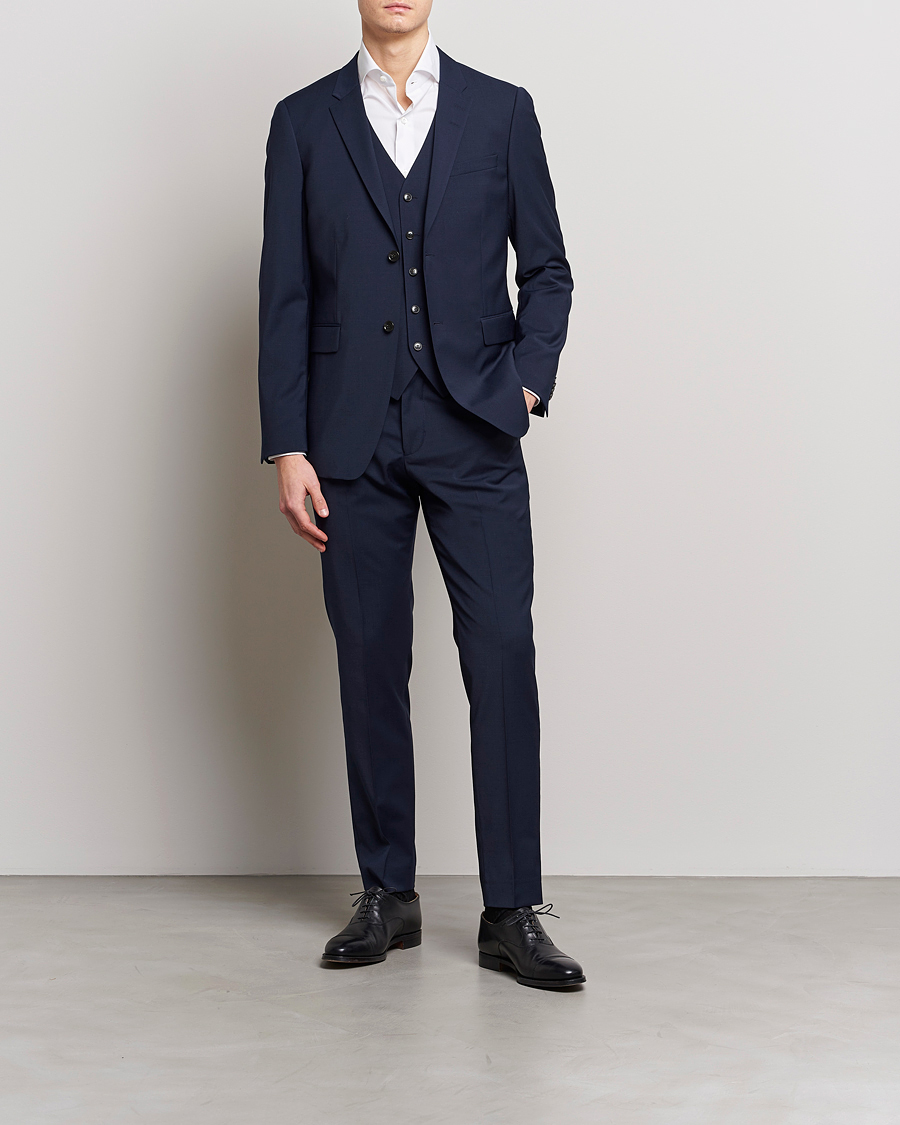 Heren | Pakken | Tiger of Sweden | Jerretts Wool Travel Suit Royal Blue