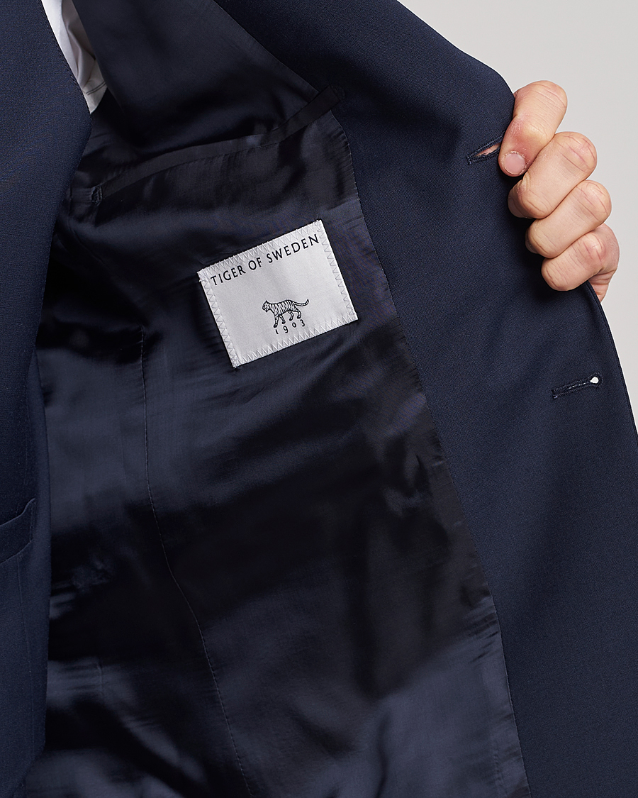 Heren | Pakken | Tiger of Sweden | Jerretts Wool Travel Suit Royal Blue