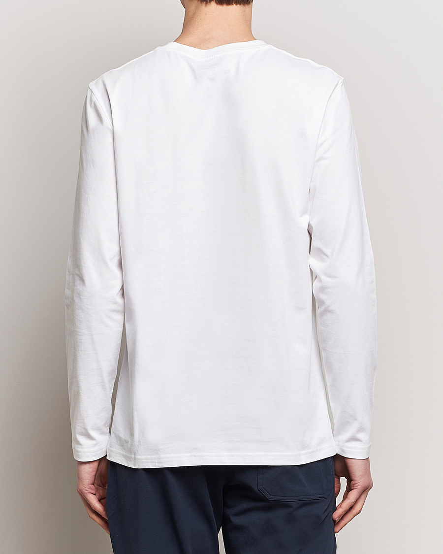 Heren | T-shirts | Bread & Boxers | 2-pack Long Sleeve T-Shirts White/Black