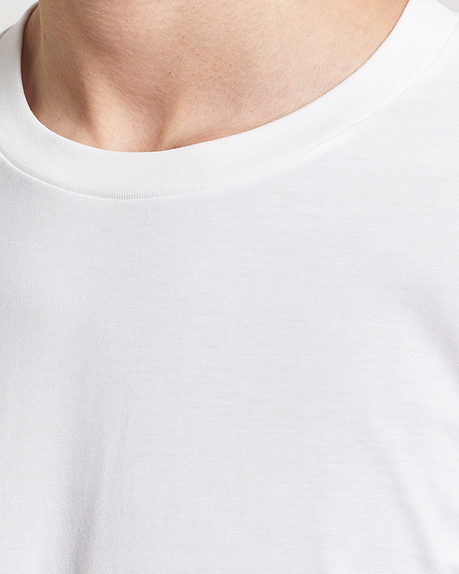 Heren | T-shirts | Bread & Boxers | 2-pack Long Sleeve T-Shirts White/Black
