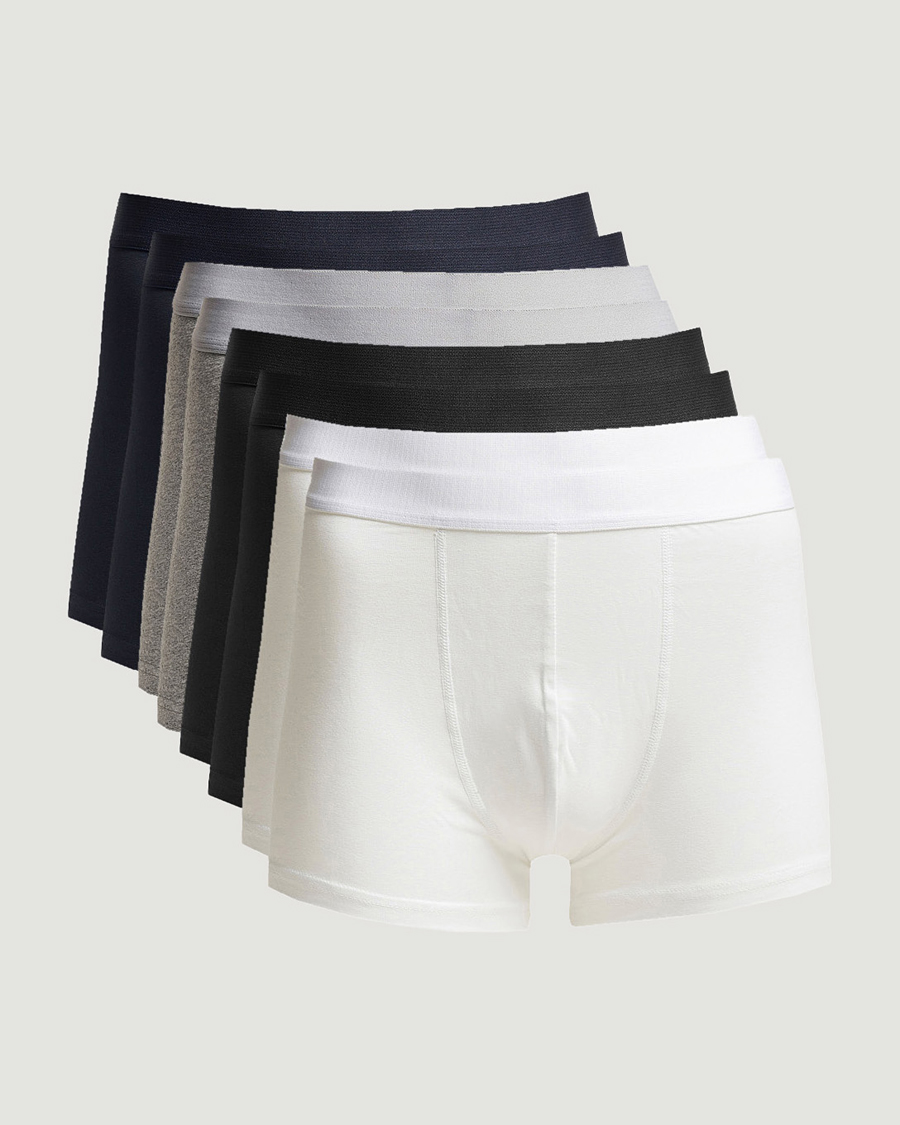 Heren | Ondergoed | Bread & Boxers | 8-Pack Boxer Brief White/Black/Grey/Navy