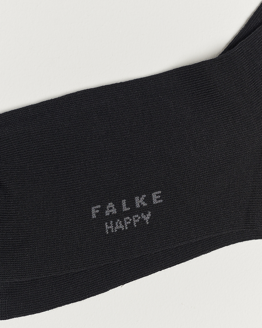 Heren | Ondergoed | Falke | 6-pack Happy Cotton Socks Black