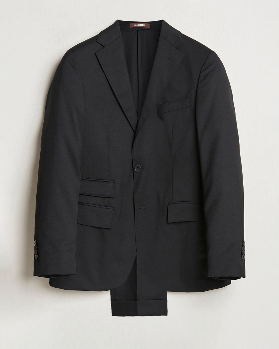 Heren | Pakken | Morris Heritage | Prestige Wool Suit Black