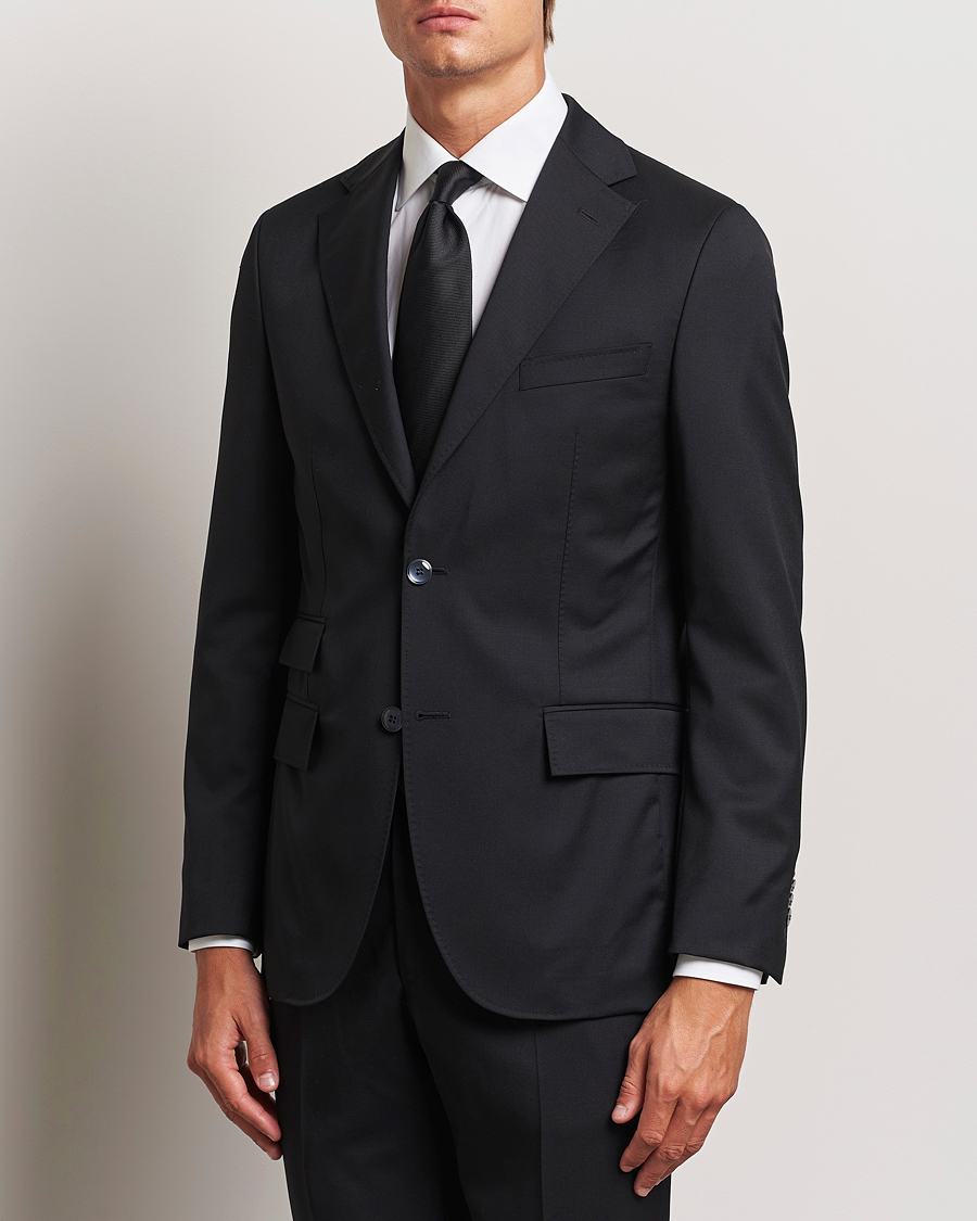 Heren | Pakken | Morris | Heritage Prestige Wool Suit Black