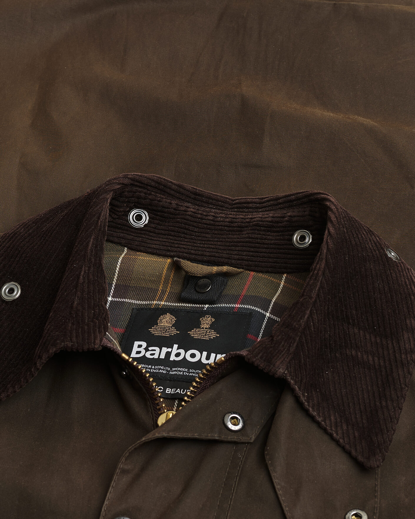 Heren | Pre-owned Jassen | Pre-owned | Barbour Lifestyle Classic Beaufort Jacket Olive UK42 - EU52