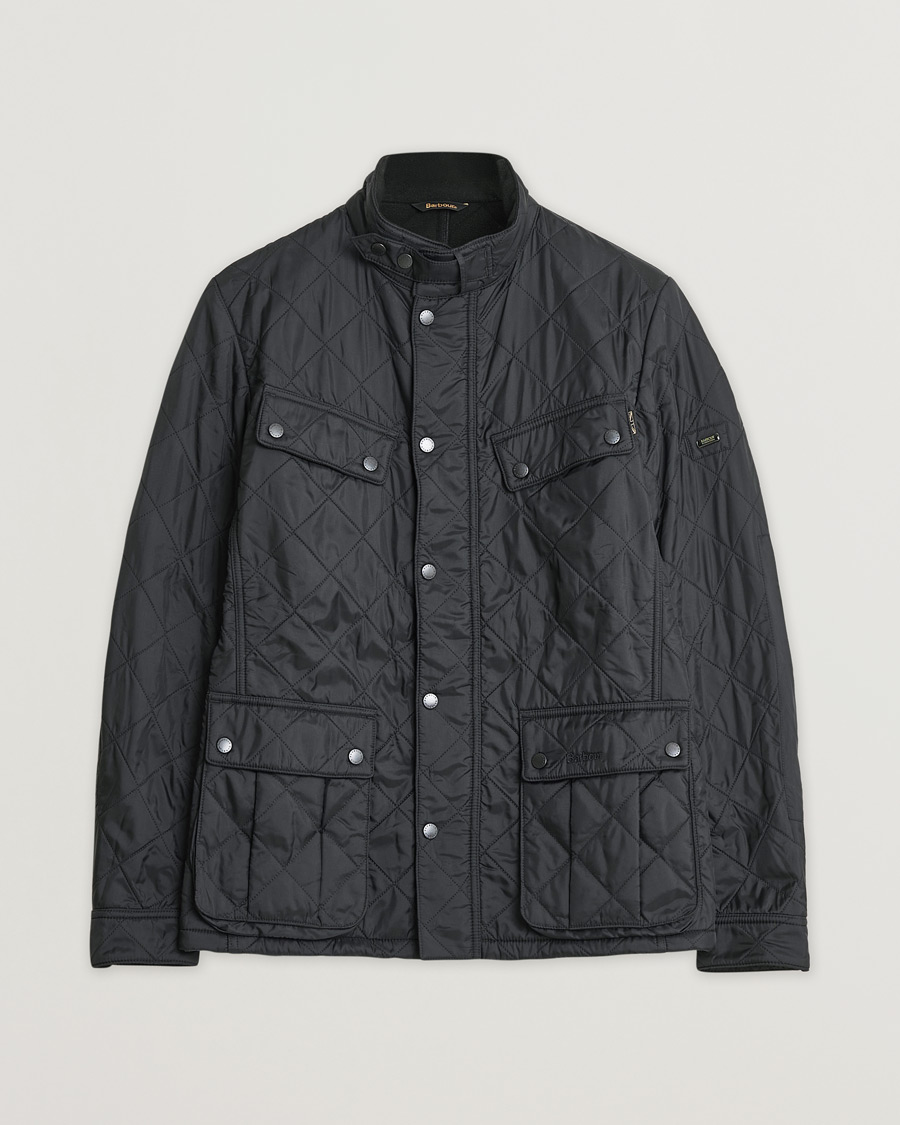 Heren | Pre-owned Jassen | Pre-owned | Barbour International Ariel Polarquilt Black