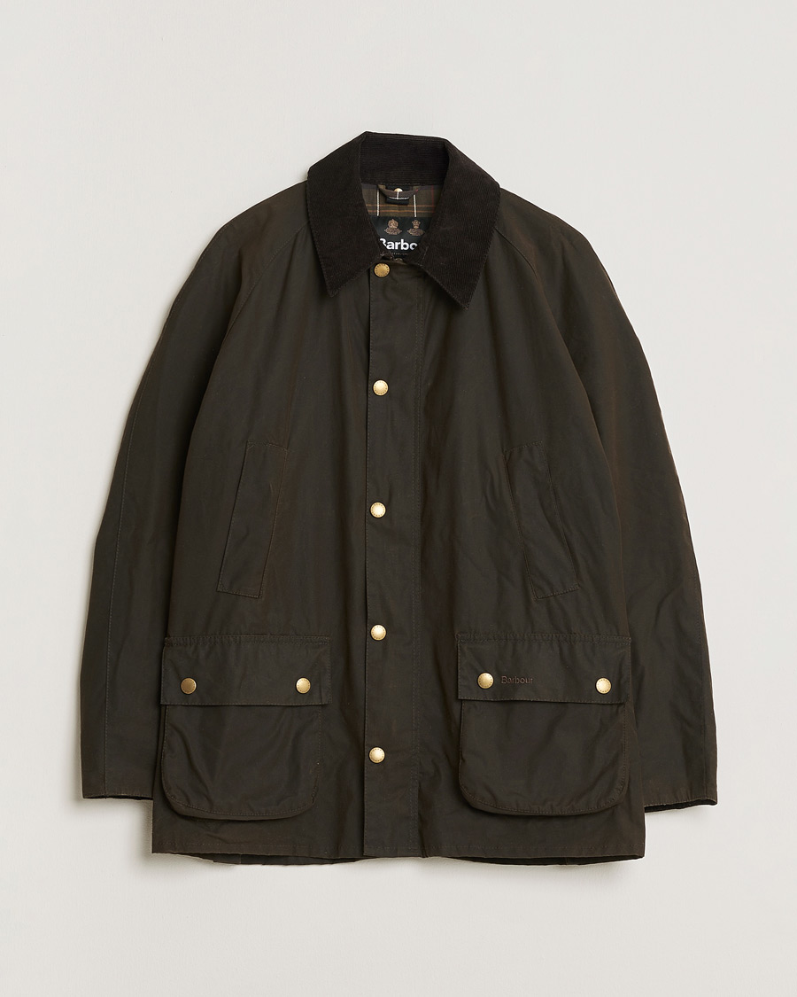 Heren | Pre-owned Jassen | Pre-owned | Barbour Lifestyle Ashby Wax Jacket Olive L
