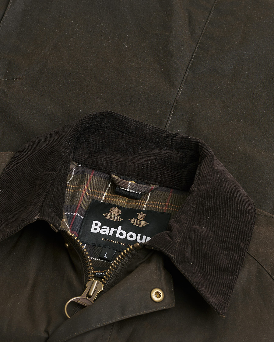 Heren | Pre-owned Jassen | Pre-owned | Barbour Lifestyle Ashby Wax Jacket Olive L