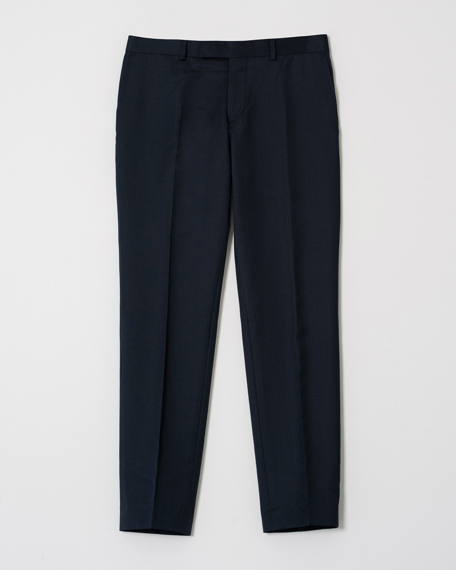 Heren | Oscar Jacobson Dave Kostymbyxa 100% Wool Navy 92 | Pre-owned | Oscar Jacobson Dave Kostymbyxa 100% Wool Navy 92