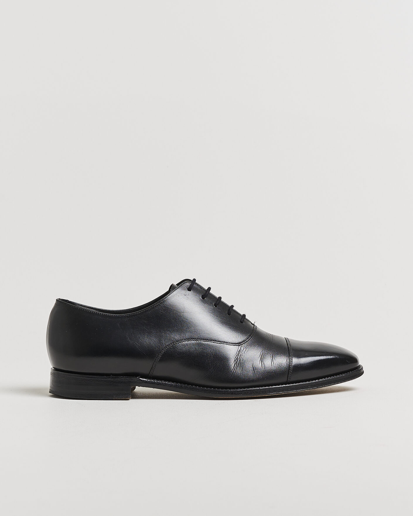Heren | Pre-owned Goodyear genaaide schoenen | Pre-owned | Loake 1880 Rothschild Oxford Black Calf UK11 - EU45