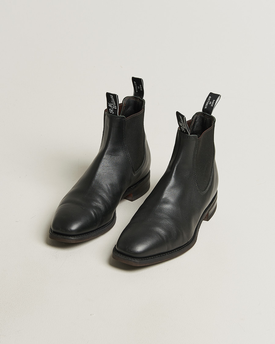 Heren | Pre-owned Schoenen | Pre-owned | R.M.Williams Blaxland G Boot Yearling Black UK10,5 - EU45,5