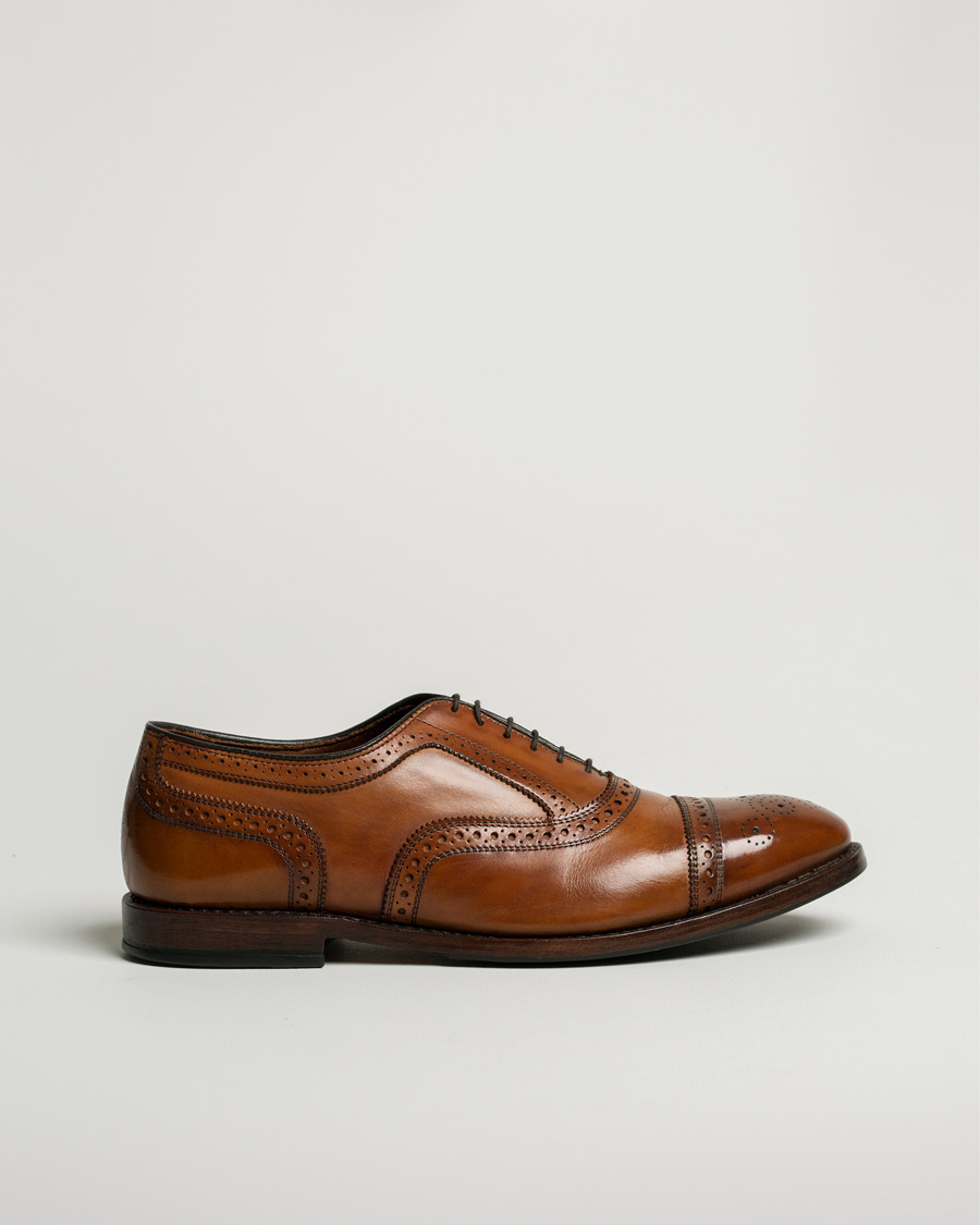 Heren | Allen Edmonds Strand Brogue Walnut US11 - EU45 | Pre-owned | Allen Edmonds Strand Brogue Walnut US11 - EU45