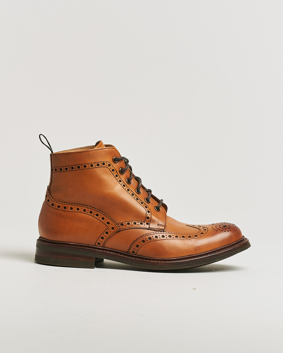 Heren | Loake 1880 Bedale Boot Tan Burnished Calf | Pre-owned | Loake 1880 Bedale Boot Tan Burnished Calf
