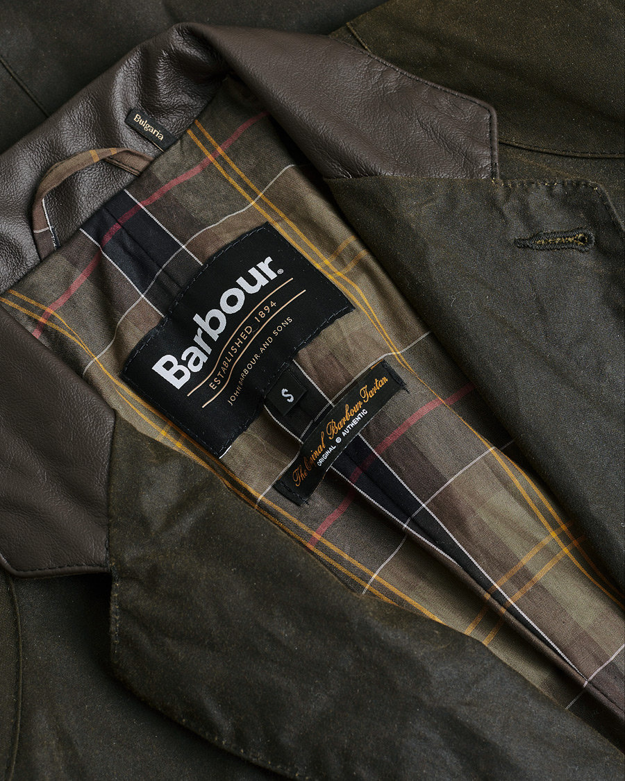 Heren | Barbour Lifestyle Beacon Sports Jacket Olive | Pre-owned | Barbour Lifestyle Beacon Sports Jacket Olive