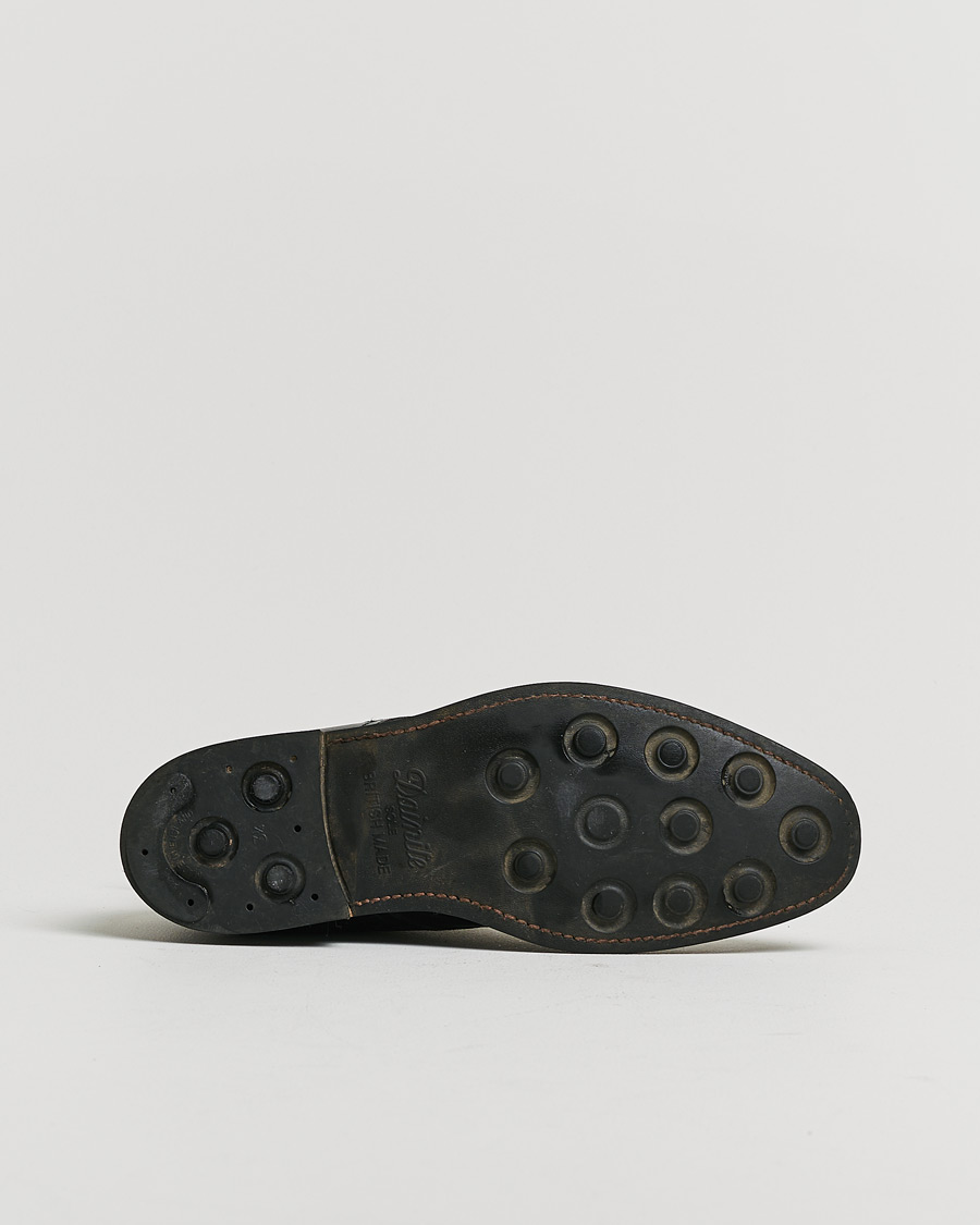 Heren | Pre-owned Goodyear genaaide schoenen | Pre-owned | Loake 1880 Hyde Boot Black Calf UK10,5 - EU44,5