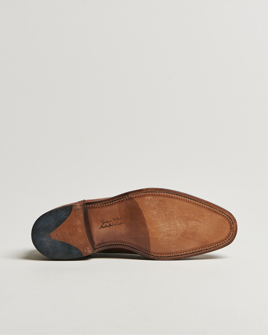 Heren | Loake 1880 Strand Brogue Mahogany Burnished Calf | Pre-owned | Loake 1880 Strand Brogue Mahogany Burnished Calf
