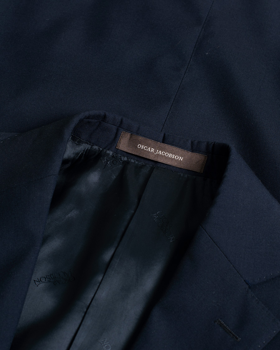 Heren | Oscar Jacobson Super 120's Wool Suit Navy 150 | Pre-owned | Oscar Jacobson Super 120's Wool Suit Navy 150