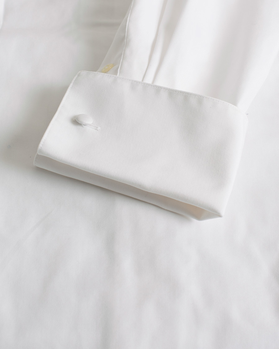 Heren | Overhemden | Pre-owned | Eton Slim Fit Tuxedo Shirt Black Ribbon White