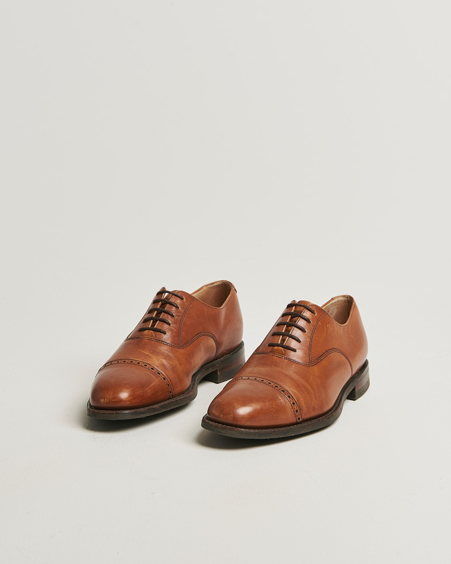 Heren | Pre-owned Goodyear genaaide schoenen | Pre-owned | Loake 1880 Cadogan Oxford Mahogany Calf UK7,5 - EU41,5