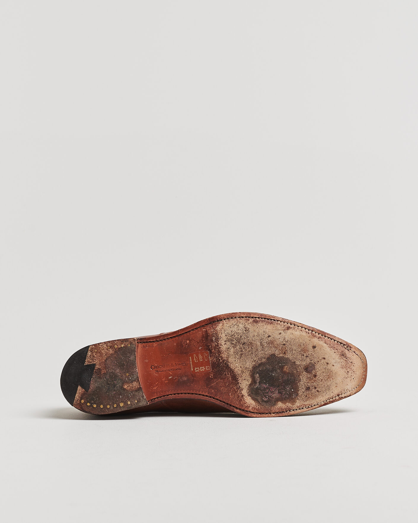 Heren | Pre-owned Goodyear genaaide schoenen | Pre-owned | Crockett & Jones Hallam Oxford Beechnut Calf UK9,5 - EU43,5