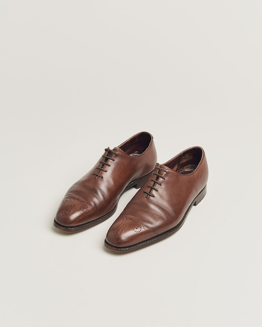 Heren | Crockett & Jones Weymouth Dark Brown Antique Calf UK7 - EU41 | Pre-owned | Crockett & Jones Weymouth Dark Brown Antique Calf UK7 - EU41