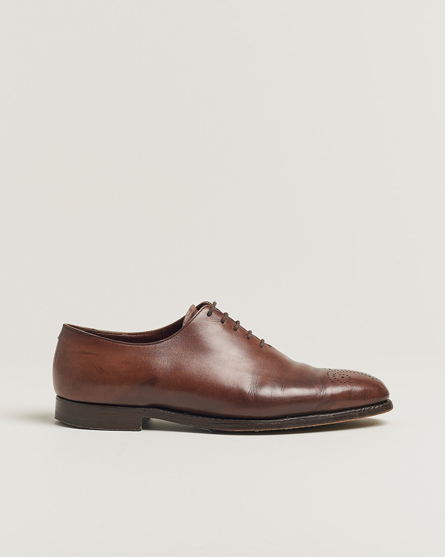 Heren | Crockett & Jones Weymouth Dark Brown Antique Calf UK7 - EU41 | Pre-owned | Crockett & Jones Weymouth Dark Brown Antique Calf UK7 - EU41