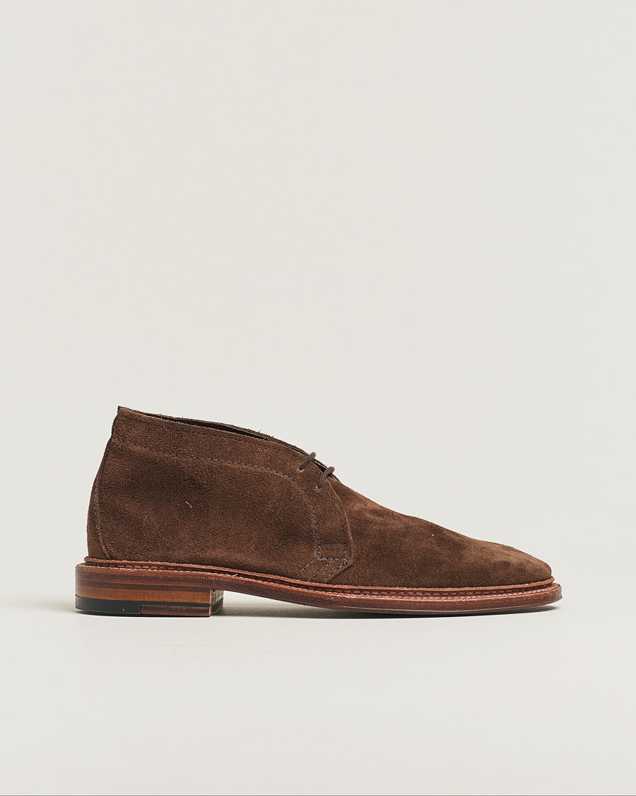 Heren | Alden 1492 Unlined Chukka Boot Dark Brown Suede US8 - EU41,5 | Pre-owned | Alden 1492 Unlined Chukka Boot Dark Brown Suede US8 - EU41,5