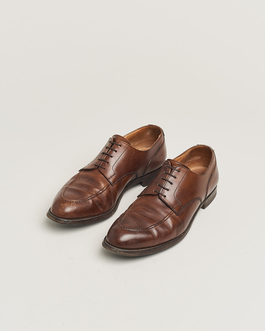 Heren | Crockett & Jones Onslow Derby Brown Calf UK11 - EU45 | Pre-owned | Crockett & Jones Onslow Derby Brown Calf UK11 - EU45