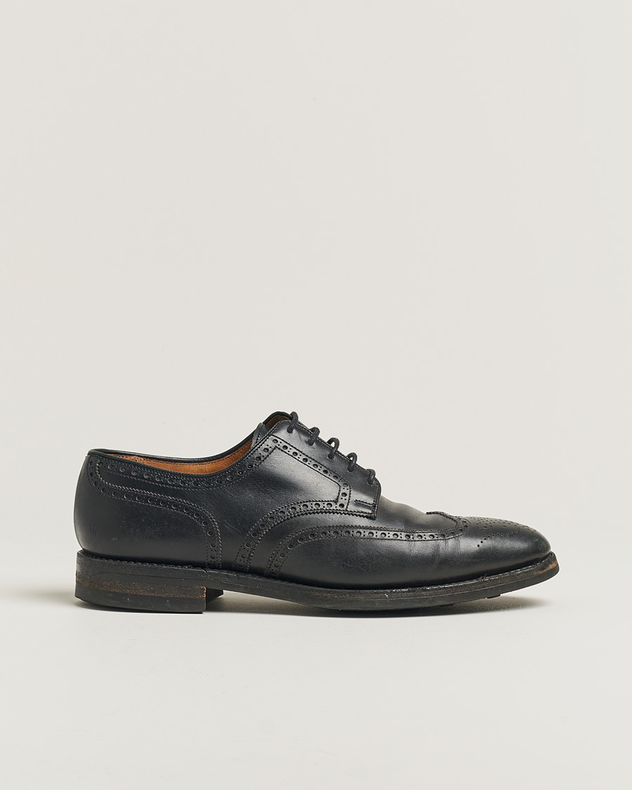 Heren | Crockett & Jones Swansea Brogue Black UK8,5 - EU42,5 | Pre-owned | Crockett & Jones Swansea Brogue Black UK8,5 - EU42,5