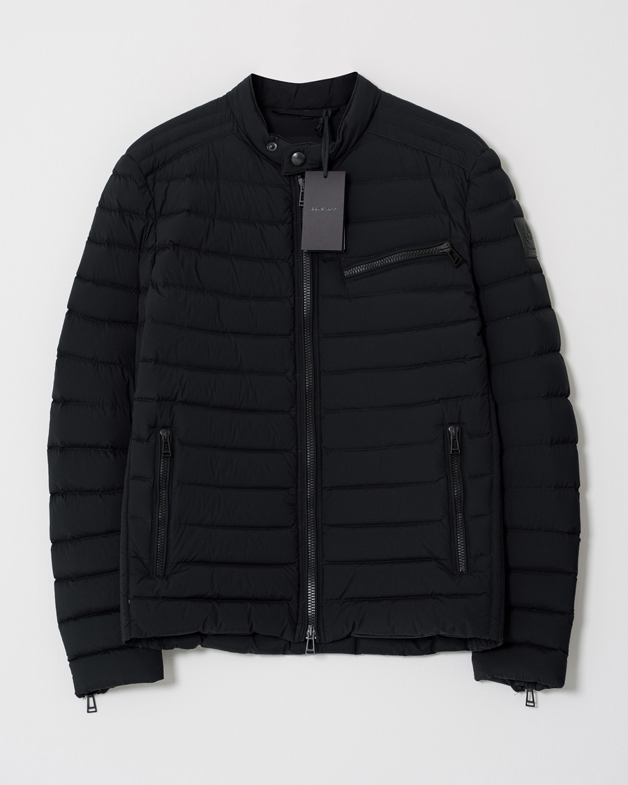 Heren | Belstaff Tamworth Stretch Down Jacket Black 46 | Pre-owned | Belstaff Tamworth Stretch Down Jacket Black 46