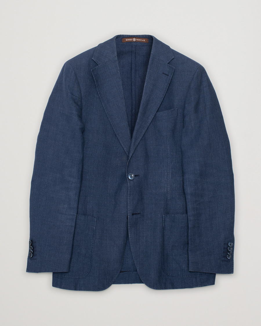 Heren | Morris Heritage Edward Oxford Blazer Navy | Pre-owned | Morris Heritage Edward Oxford Blazer Navy