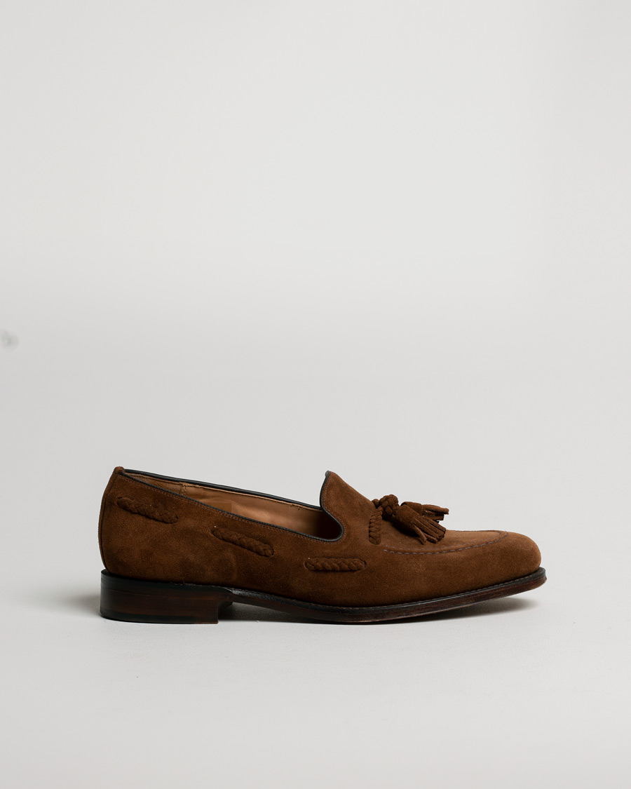 Heren | Loake 1880 MTO Temple Loafer Polo Suede | Pre-owned | Loake 1880 MTO Temple Loafer Polo Suede