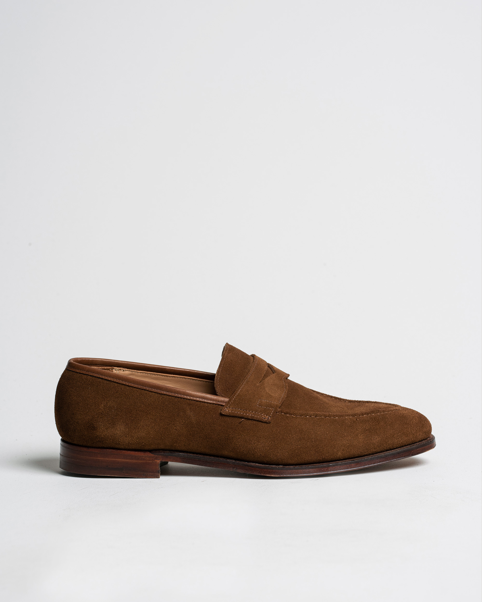 Heren | Crockett & Jones Sydney Loafer Snuff Suede UK10 - EU44 | Pre-owned | Crockett & Jones Sydney Loafer Snuff Suede UK10 - EU44