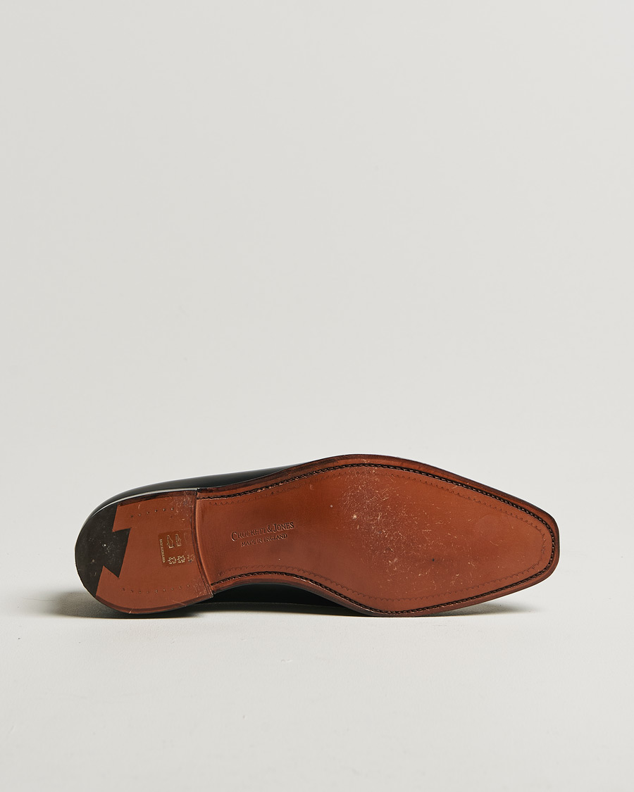 Heren | Crockett & Jones Alex Wholecut Oxford Black Calf | Pre-owned | Crockett & Jones Alex Wholecut Oxford Black Calf