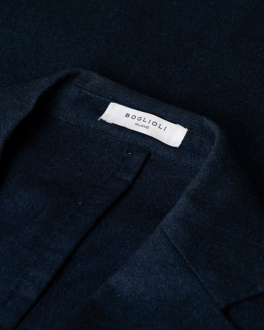 Heren | Boglioli Wool K Jacket Suit Dark Navy | Pre-owned | Boglioli Wool K Jacket Suit Dark Navy