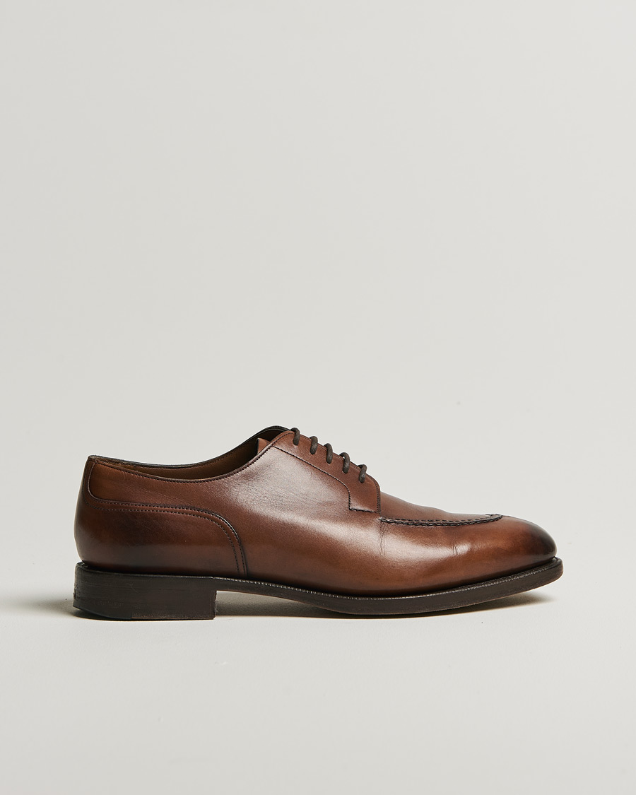 Heren | Edward Green Dover Split Toe Dark Oak Calf | Pre-owned | Edward Green Dover Split Toe Dark Oak Calf