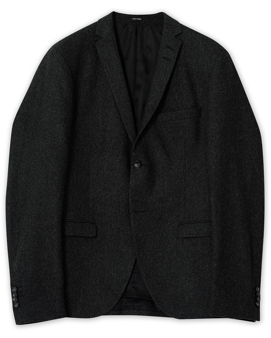 Heren | Tiger of Sweden Jil 3 Flannel Blazer Grey 52 | Pre-owned | Tiger of Sweden Jil 3 Flannel Blazer Grey 52