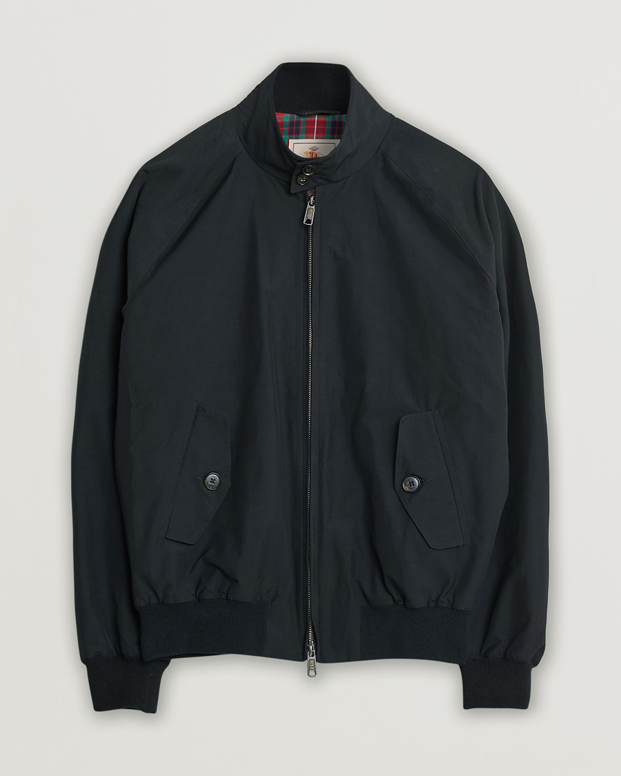 Heren | Pre-owned Jassen | Pre-owned | Baracuta G9 Original Harrington Jacket Dark Navy