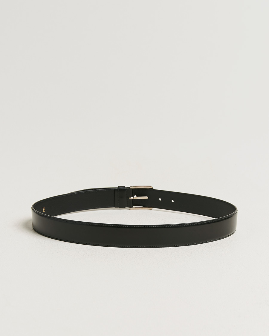Heren | Pre-owned Accessoires | Pre-owned | Church's Polished Binder 3,5 cm Belt Black 95