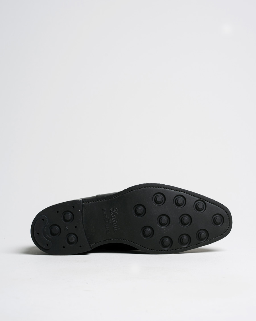 Heren | Loake 1880 Aldwych Single Dainite Oxford Black Calf UK12 - EU46 | Pre-owned | Loake 1880 Aldwych Single Dainite Oxford Black Calf UK12 - EU46