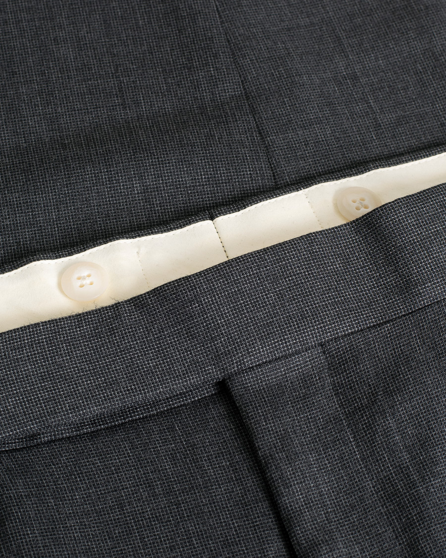 Heren | Polo Ralph Lauren Clothing Connery Peak Lapel Wool Suit Grey | Pre-owned | Polo Ralph Lauren Clothing Connery Peak Lapel Wool Suit Grey