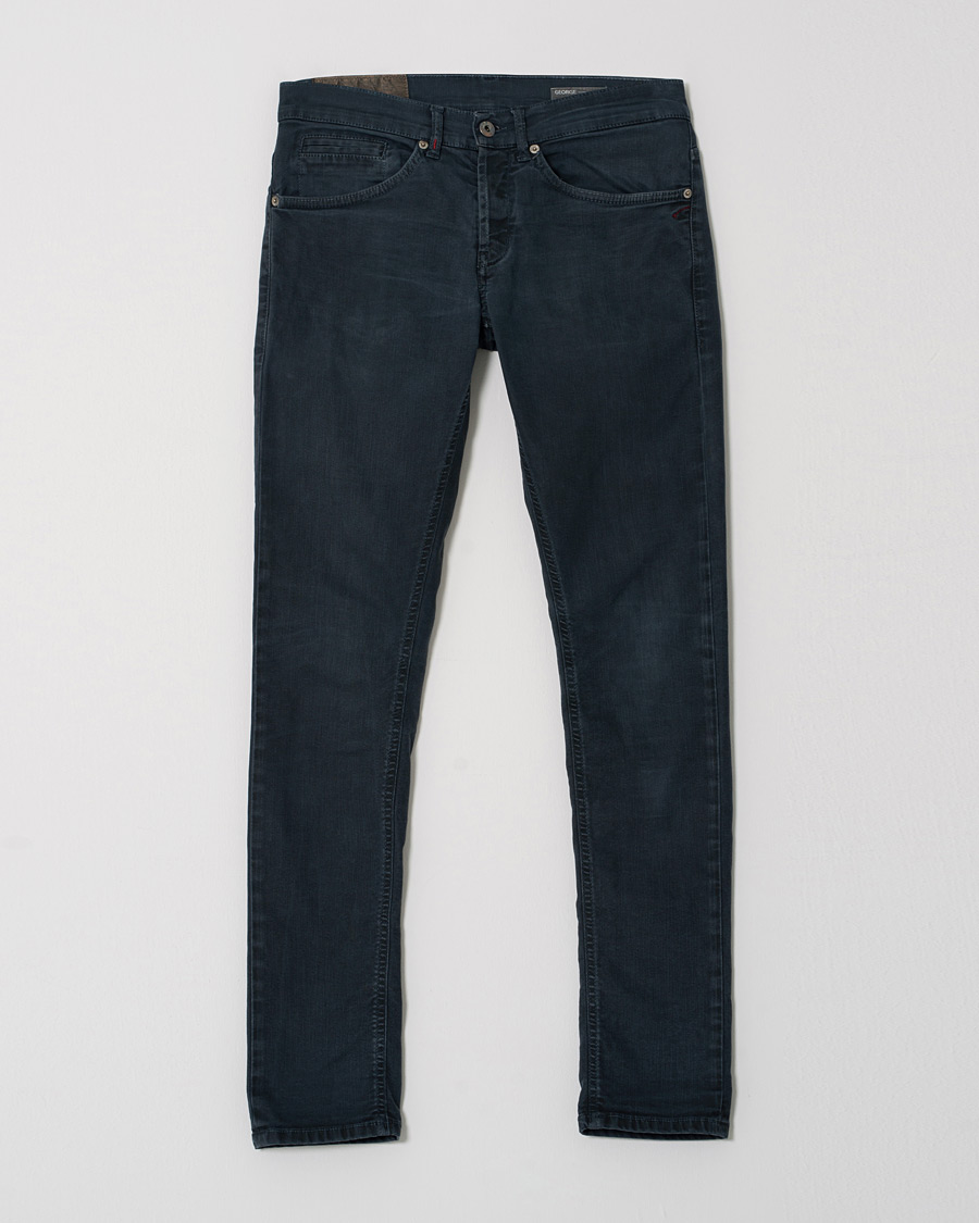 Heren | Dondup George 5-Pocket Washed Black W30 | Pre-owned | Dondup George 5-Pocket Washed Black W30