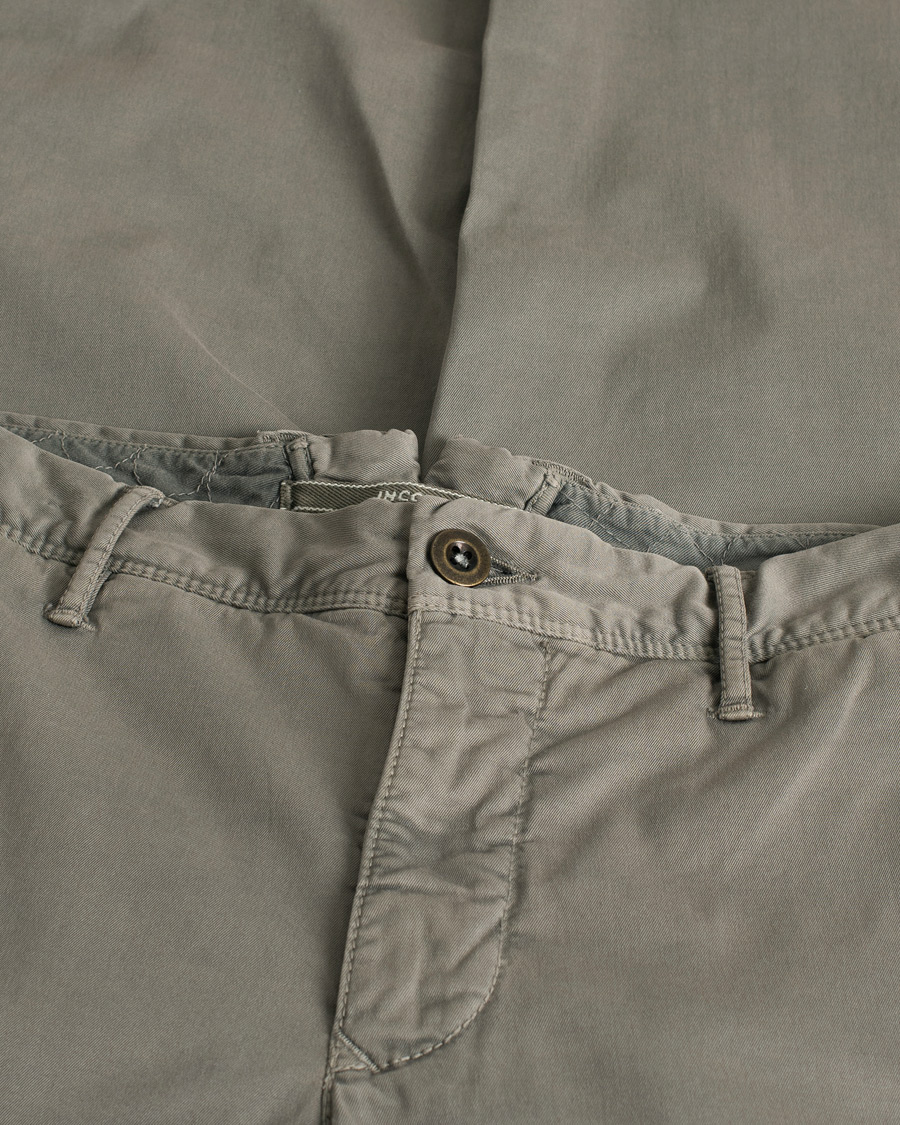 Heren | Incotex Slim Fit Stretch Slacks Grey W33 | Pre-owned | Incotex Slim Fit Stretch Slacks Grey W33