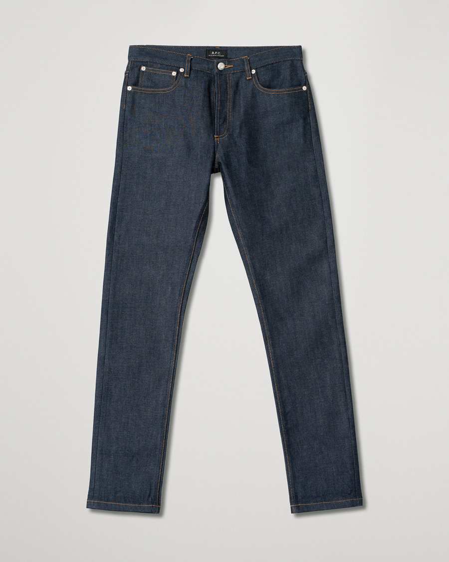 Heren | Jeans | Pre-owned | A.P.C. Petit New Standard Stretch Jeans Dark Indigo