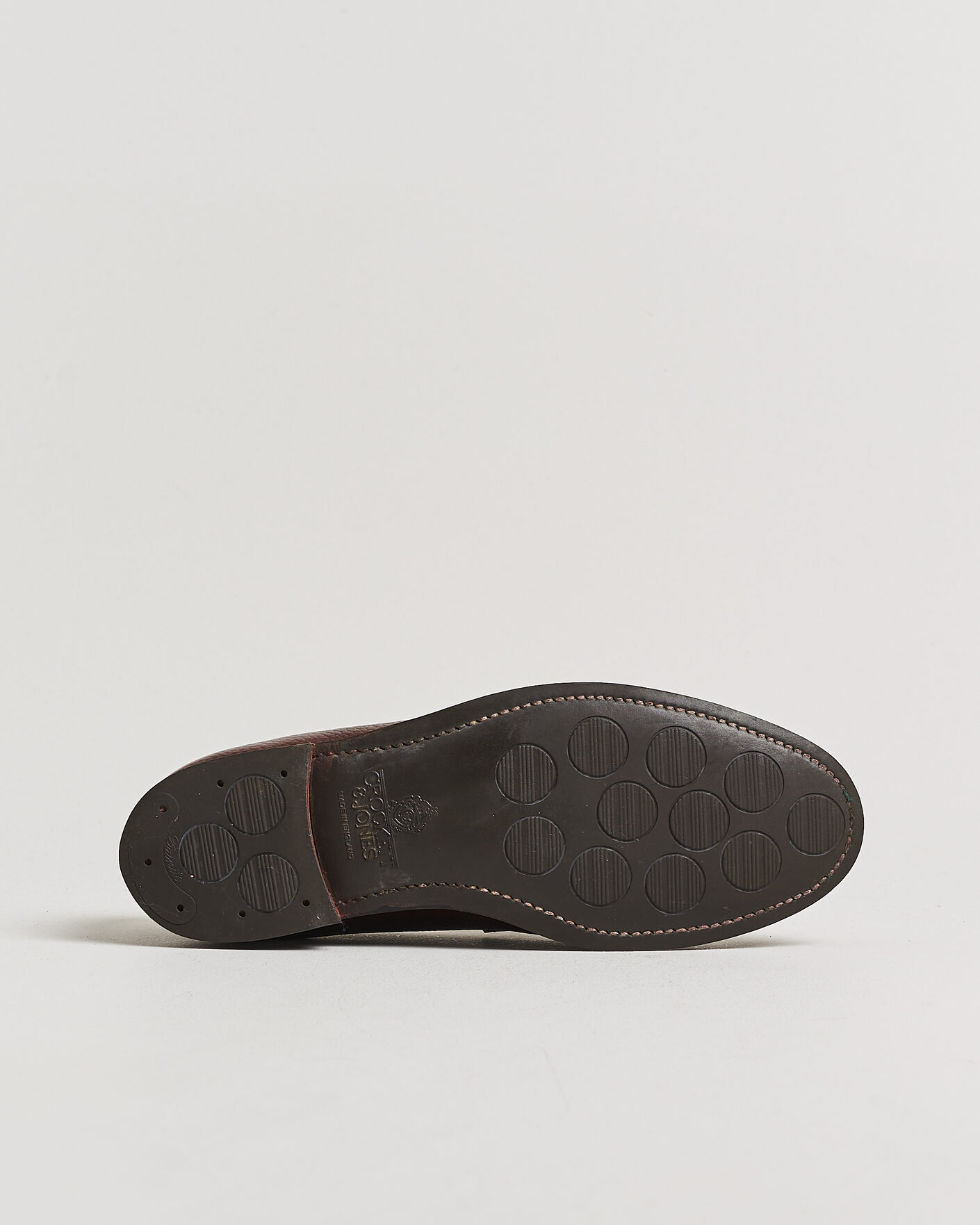 Heren | Pre-owned Goodyear genaaide schoenen | Pre-owned | Crockett & Jones Boston City Sole Dark Brown Calf UK7 - EU41