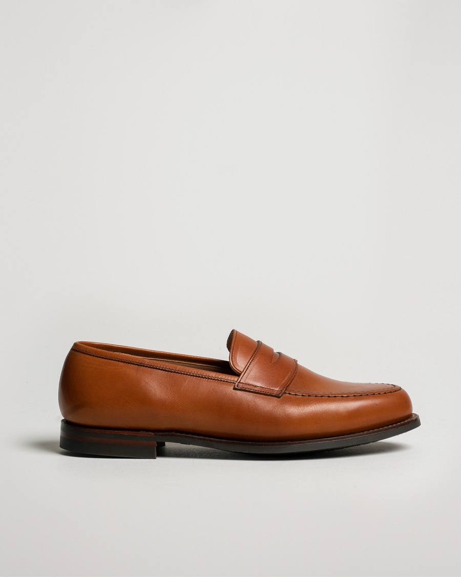 Heren | Crockett & Jones Boston City Sole Congac Calf | Pre-owned | Crockett & Jones Boston City Sole Congac Calf