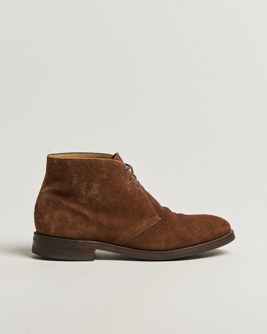 Heren | Pre-owned Goodyear genaaide schoenen | Pre-owned | Loake 1880 Kempton Chukka Boot Brown Suede UK7,5 - EU41,5