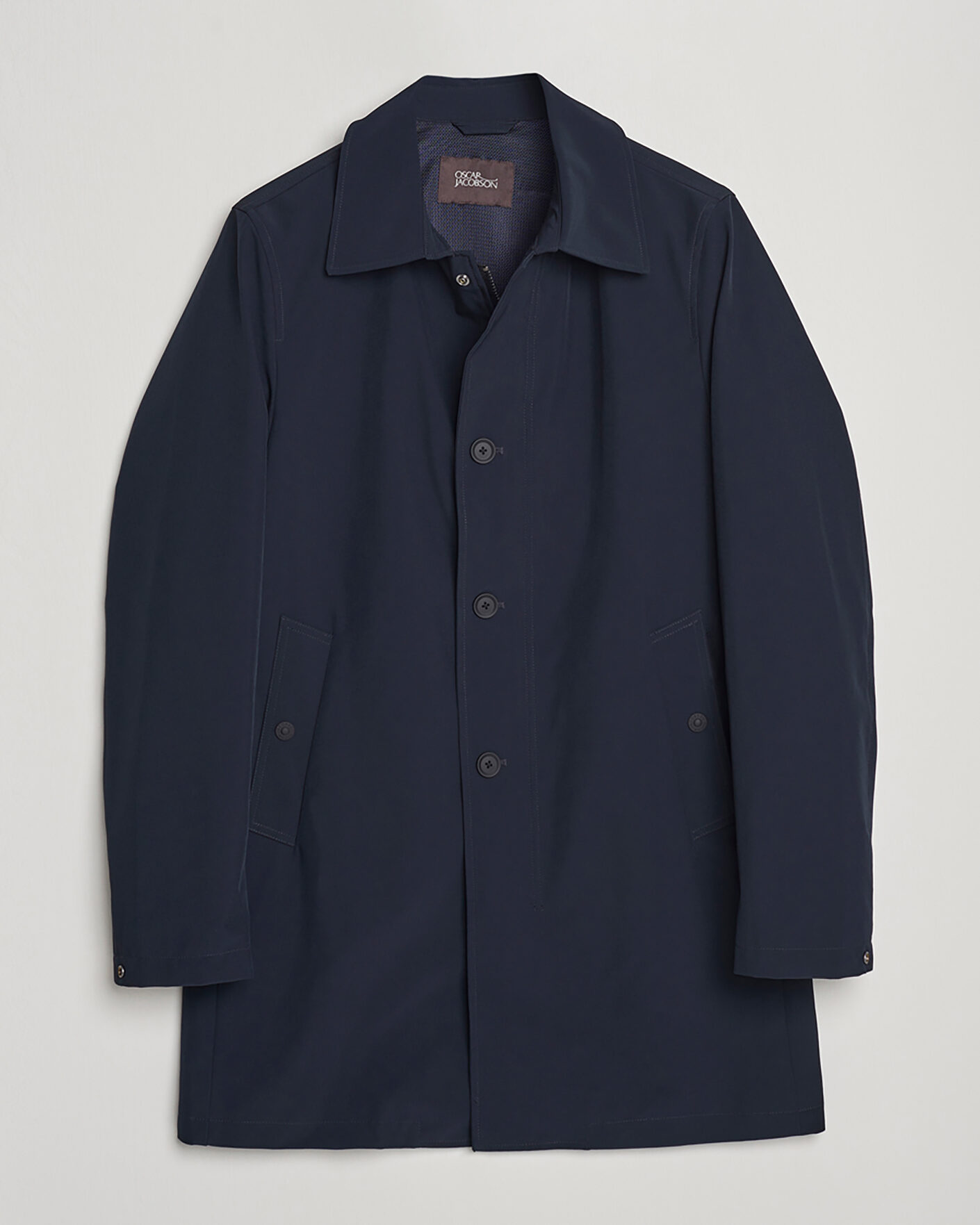 Heren | Pre-owned Jassen | Pre-owned | Oscar Jacobson Johnsson Coat Navy 50